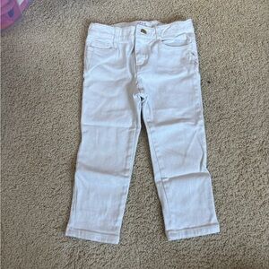 Janie and Jack Classic White Jeans